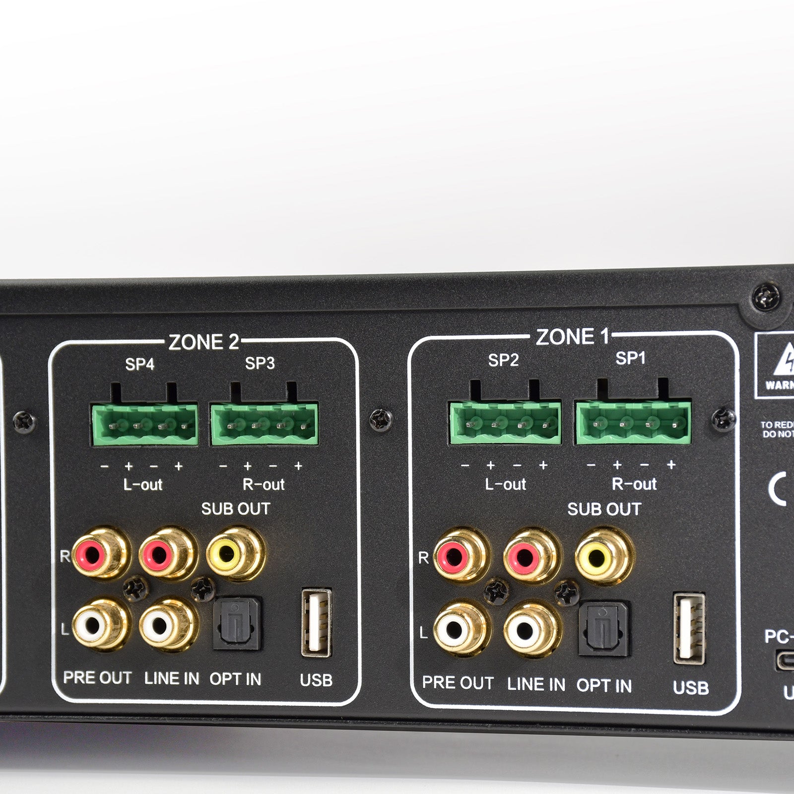 Klyrasound CL-4 4-Zone Network Amp, ARC/USB/Optical, Home/Pro